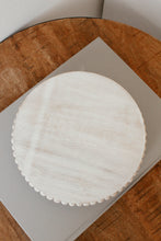 Load image into Gallery viewer, White round mini stool