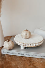 Load image into Gallery viewer, White round mini stool