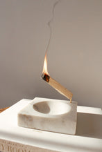 Load image into Gallery viewer, Kala Minimalist Palo Santo Holder- White Marble
