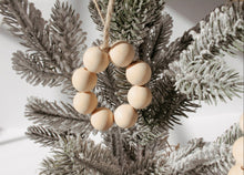 Load image into Gallery viewer, Round Wooden Bead Ornament
