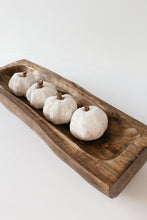 Load image into Gallery viewer, Rectangular Wooden Bowl With Legs
