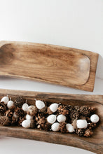 Load image into Gallery viewer, Rectangular Wooden Bowl With Legs
